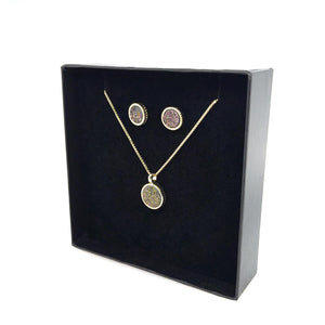 MCSET01 - ROUND - EARRING/NECKLACE - MONTICANO CASUAL