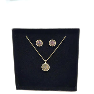 MCSET01 - ROUND - EARRING/NECKLACE - MONTICANO CASUAL