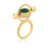 MD1417 - Light Ring - Mirror - Emerald - Reflexo - RPV International Trading LLC