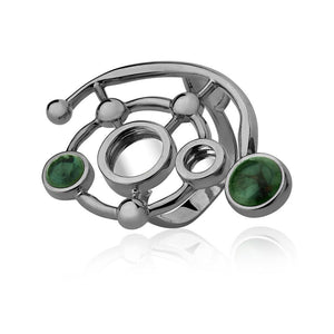 MD1426 - Infinite Ring - Mirror - Emerald - Reflexo - RPV International Trading LLC