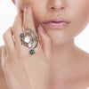 MD1426 - Infinite Ring - Mirror - Emerald - Reflexo - RPV International Trading LLC