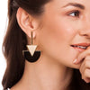 MD537 - LINE TRIANGLE EARRING - ICONIC