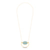 MD1947 - SELF CARE NECKLACE - BLUE AGATE